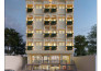 render a unique 3d front elevation